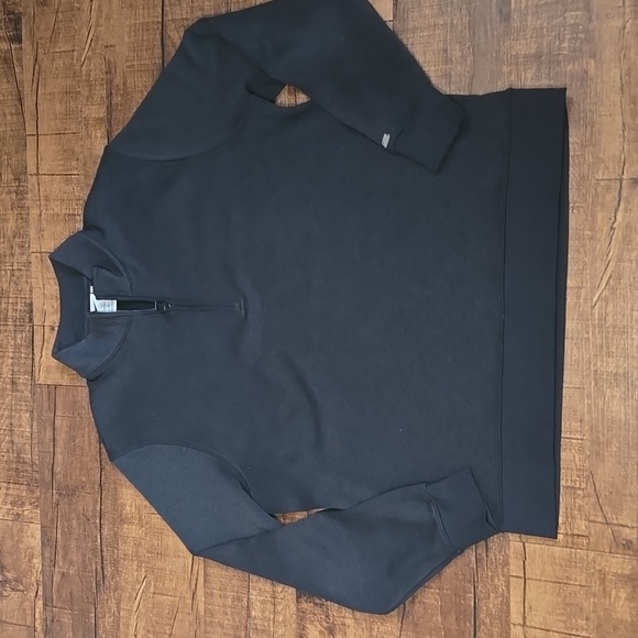Nike Other - Nike Black Quarter Zip Sweater Mens Large Athletic Streetwear Classic Athleisure